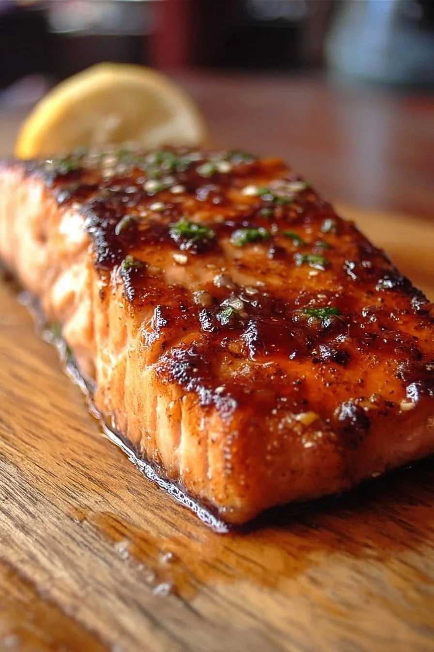 Delicious Texas Roadhouse Salmon served with fresh sides.