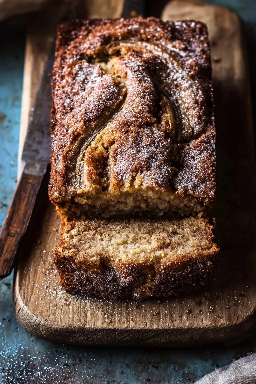 Coffee Cake Banana Bread 2 Slice of coffee cake banana bread topped with crumbly streusel and coffee cup