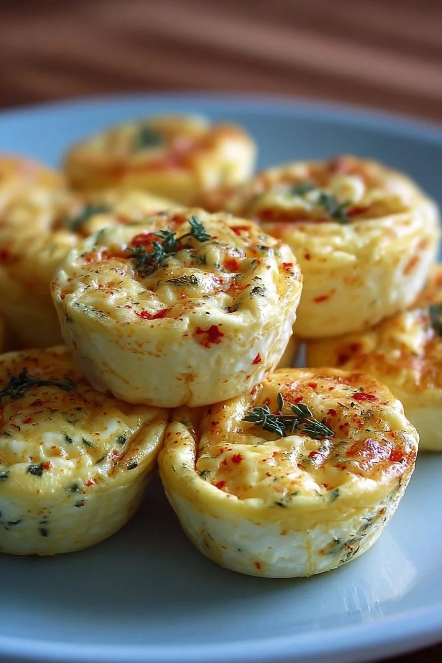 Cottage Cheese Egg Bites 2 Healthy cottage cheese egg bites recipe with delicious toppings