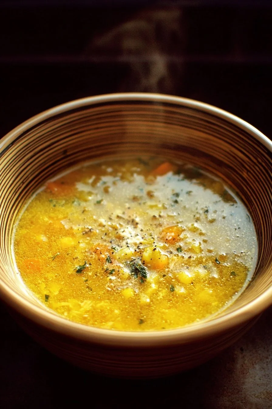 Italian Penicillin Soup 2 Bowl of Italian Penicillin Soup with fresh herbs and ingredients.