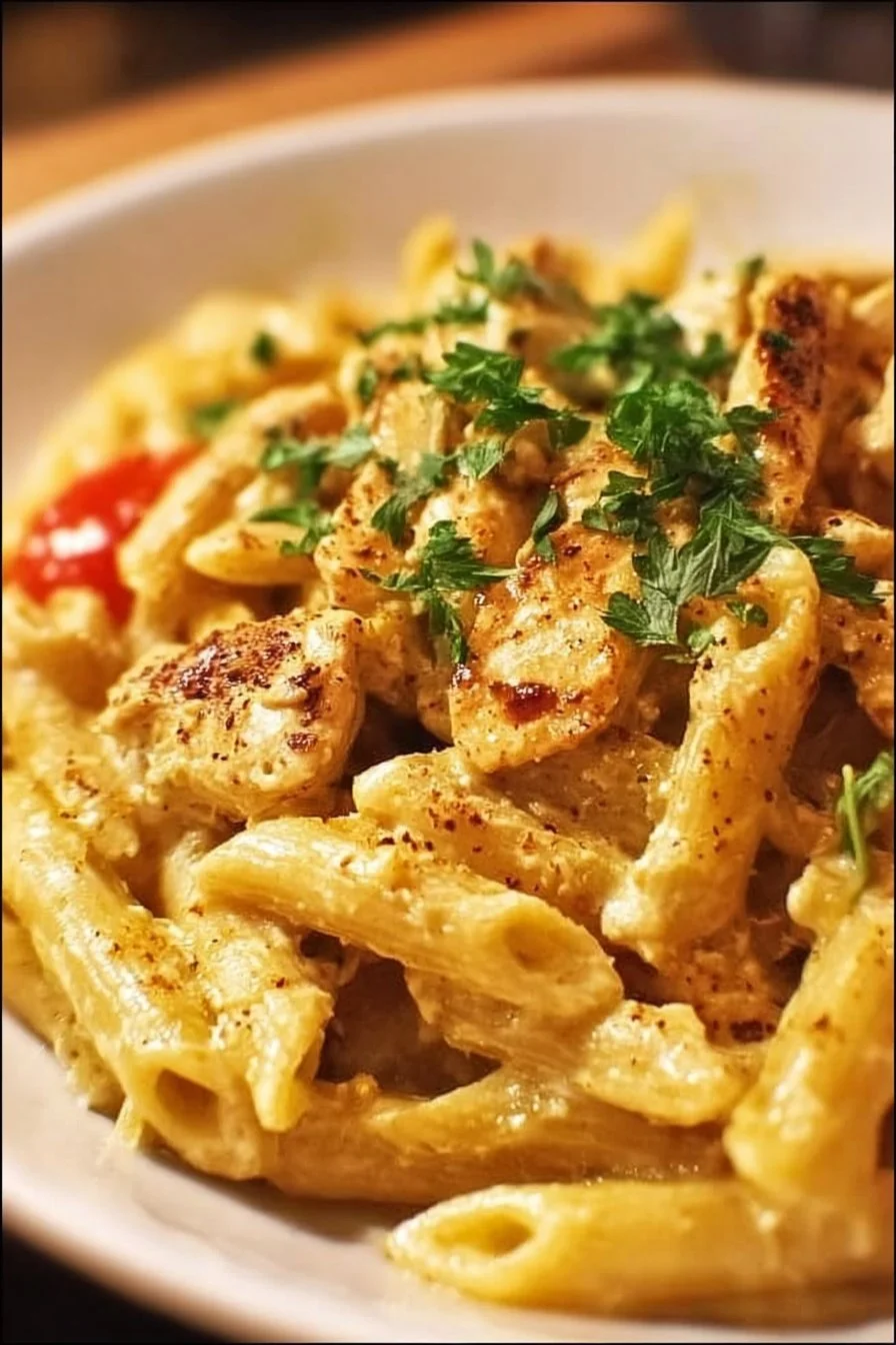 Crock Pot Cajun Chicken Pasta