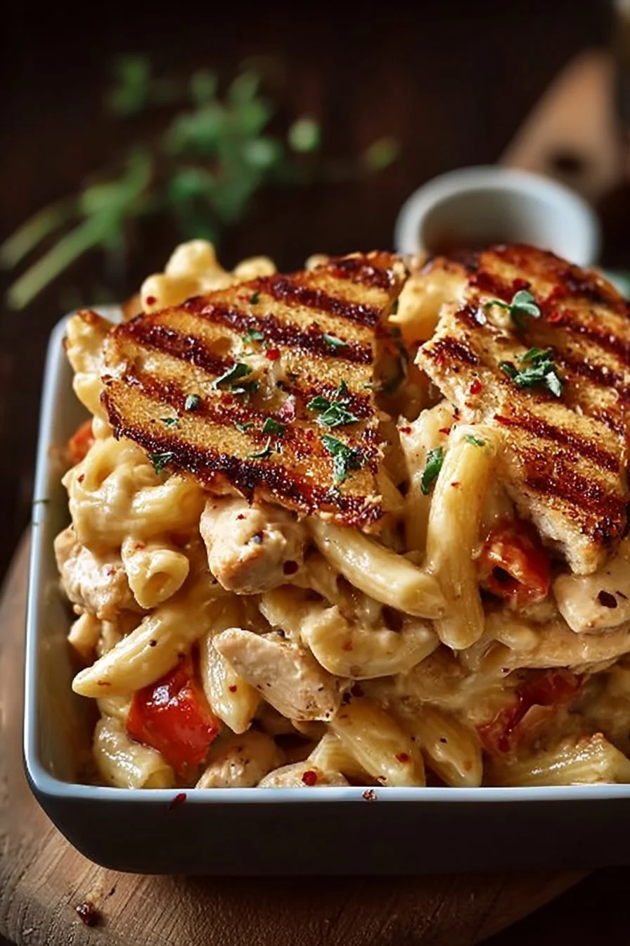Honey Pepper Chicken Panini Pasta