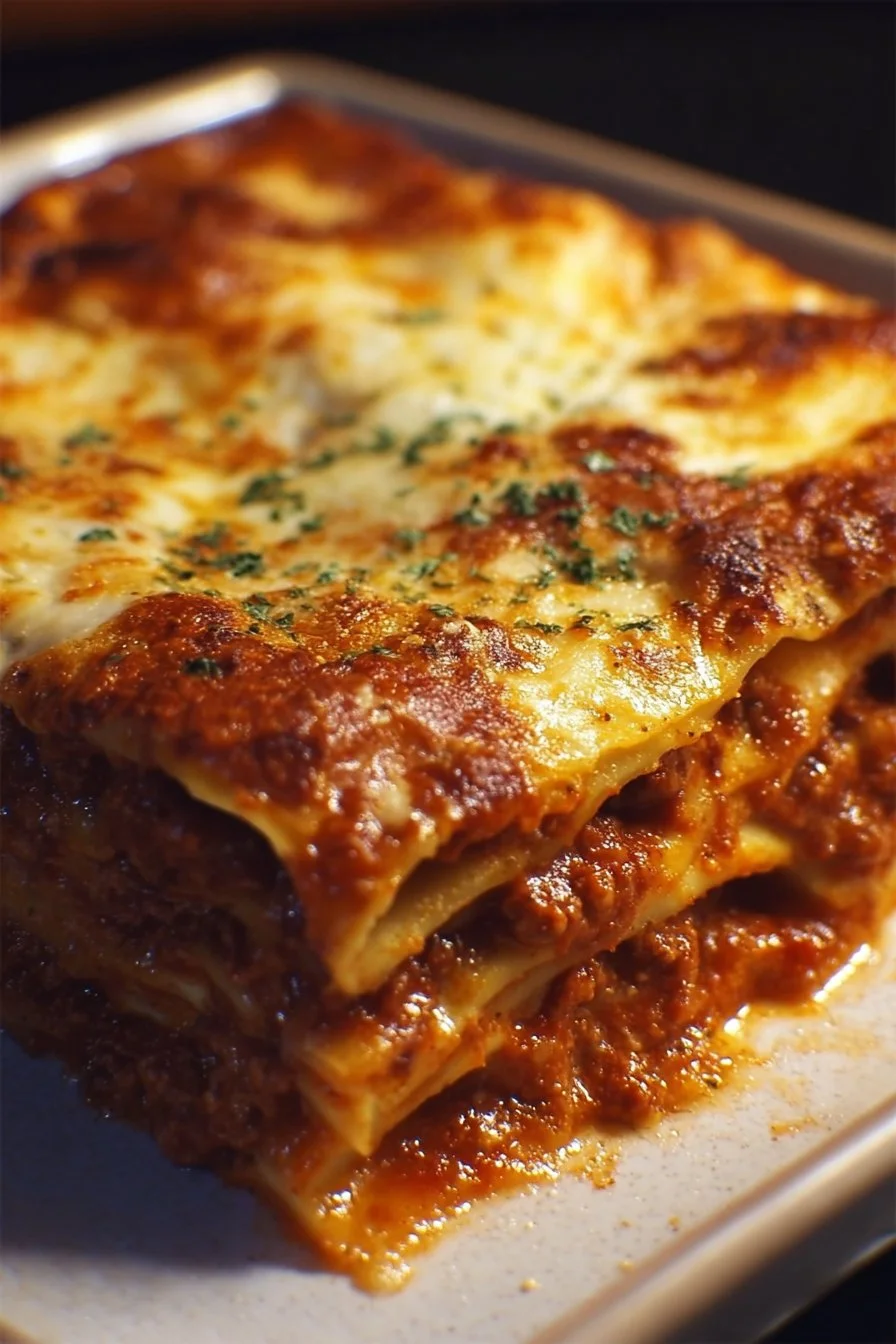 Million Dollar Italian Lasagna 2 Delicious Million Dollar Italian Lasagna with layers of cheese and meat