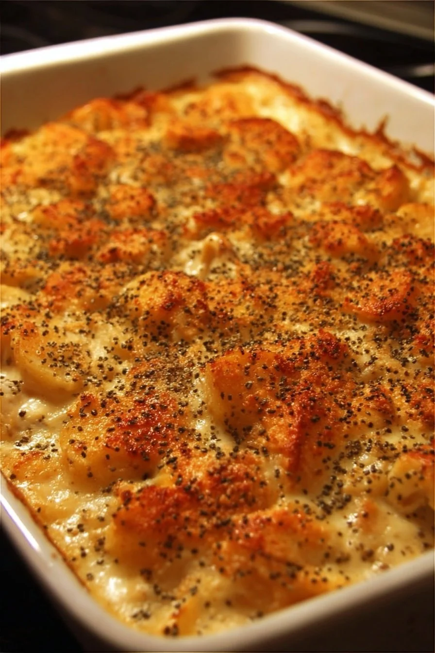 Pioneer Woman Poppy Seed Chicken Casserole 2 Delicious poppy seed chicken casserole from Pioneer Woman served in a baking dish