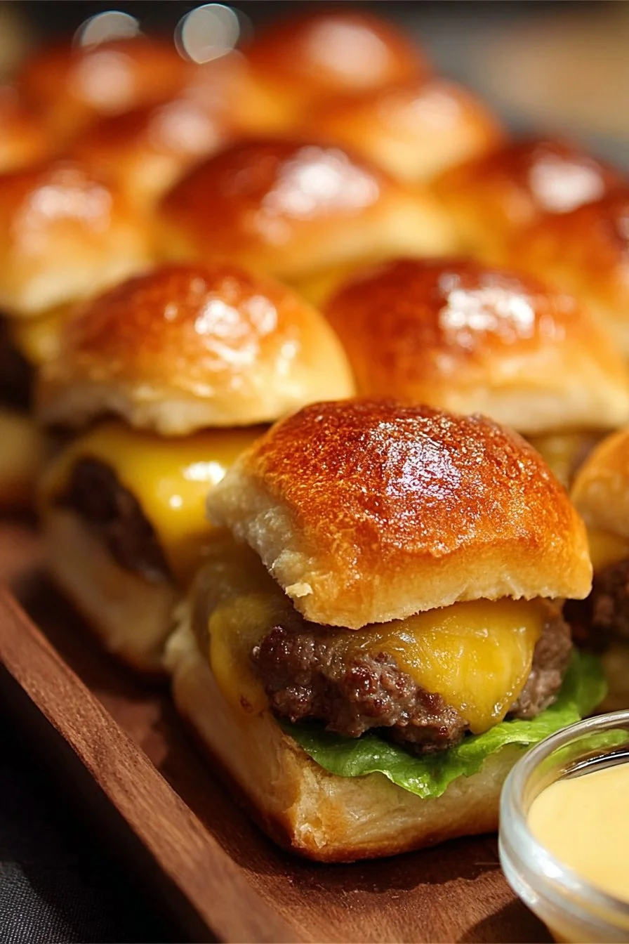 Pull-Apart Cheeseburger Sliders