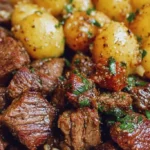 slow cooker garlic butter steak bites and potatoes 2026 02 04 084304 683x1024 1