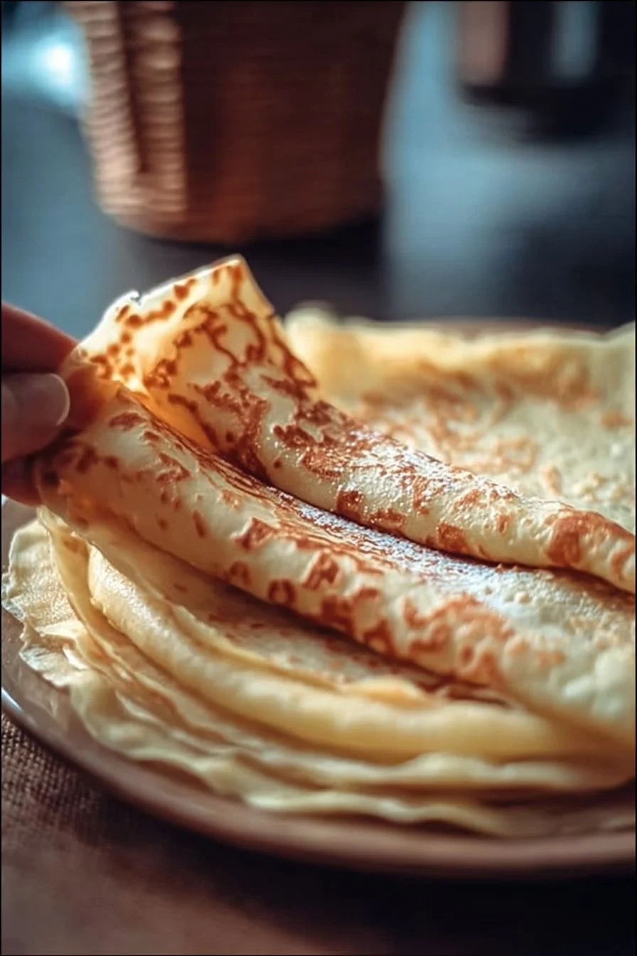 Sweet Crepes 2 Delicious sweet crepes topped with fresh fruits and whipped cream