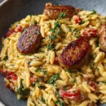 Creamy Chicken Sausage Orzo 3 creamy chicken sausage orzo 2026 03 27 152050 683x1024 1