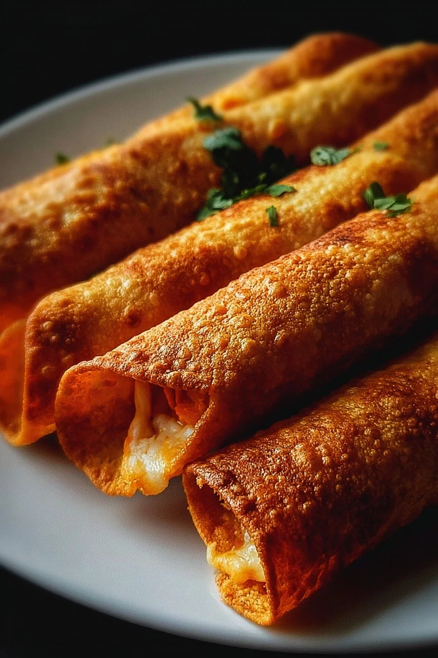 Crispy Chicken Taquitos