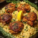 Crispy Chicken Thighs with Creamy Lemon Orzo 3 crispy chicken thighs with creamy lemon orzo 2026 03 27 152036 683x1024 1