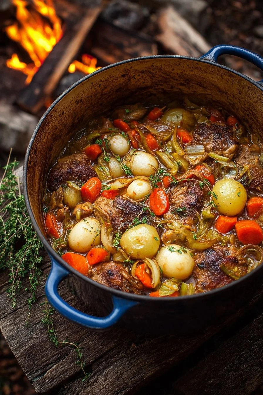 Delicious Dutch oven dinner ideas featuring a variety of recipes.