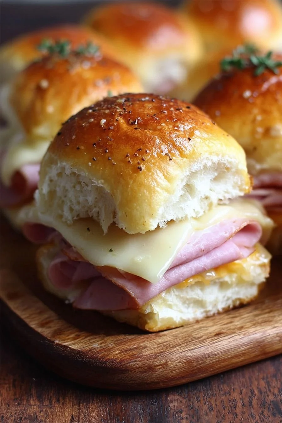 Ham and Swiss Sliders