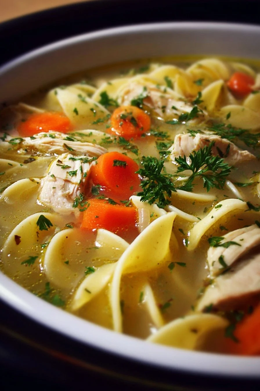 Slow Cooker Chicken Noodle Soup