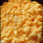 Delicious slow cooker mac and cheese in a bowl