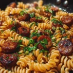 sticky honey garlic sausage pasta skillet 2026 03 04 215513 683x1024 1