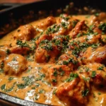 Texas Roadhouse-style butter chicken skillet served with colorful vegetables