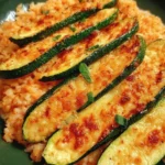 A delicious plate of easy zucchini dish garnished with herbs for a healthy meal.