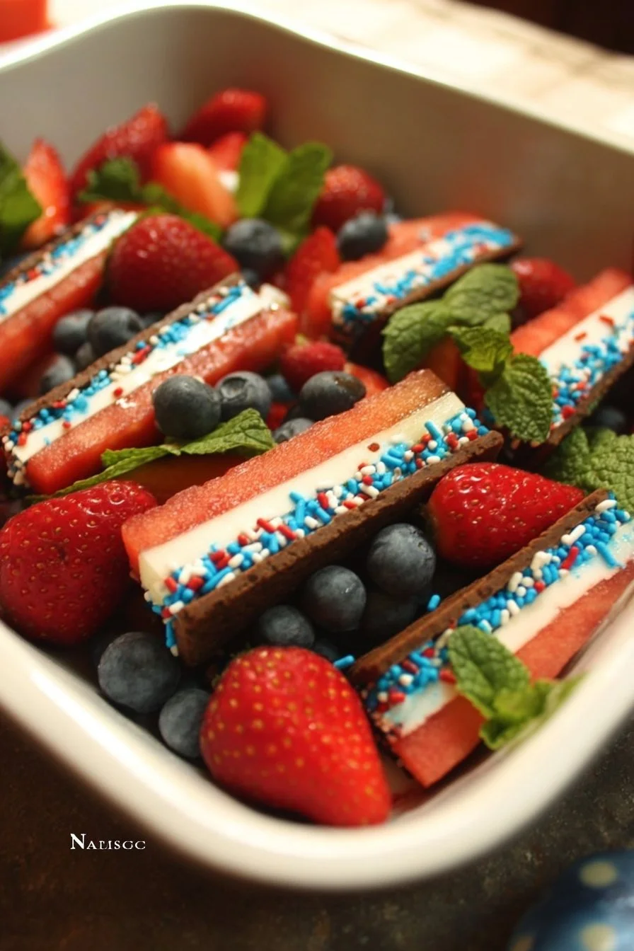 Vibrant fresh salad for July 4th celebrations with colorful ingredients.