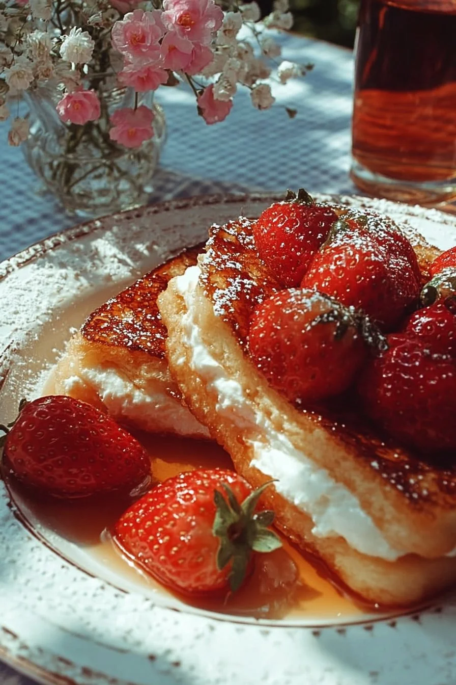 Delicious Mother's Day brunch spread with flowers and decor
