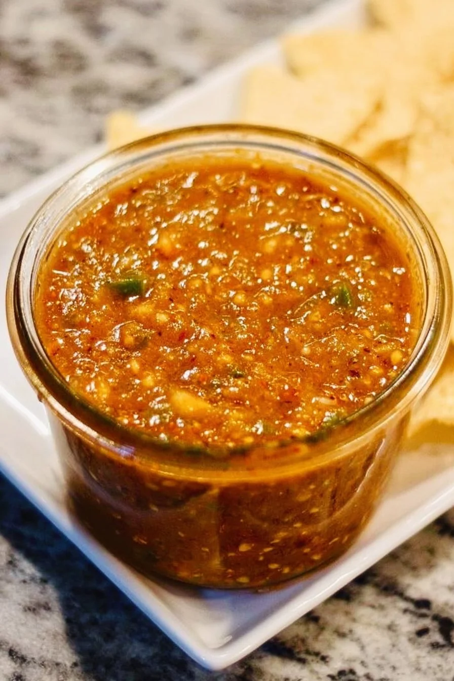 Fresh Pineapple Chipotle Salsa with vibrant ingredients