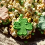St. Patrick's Day decorations and festive treats for celebration