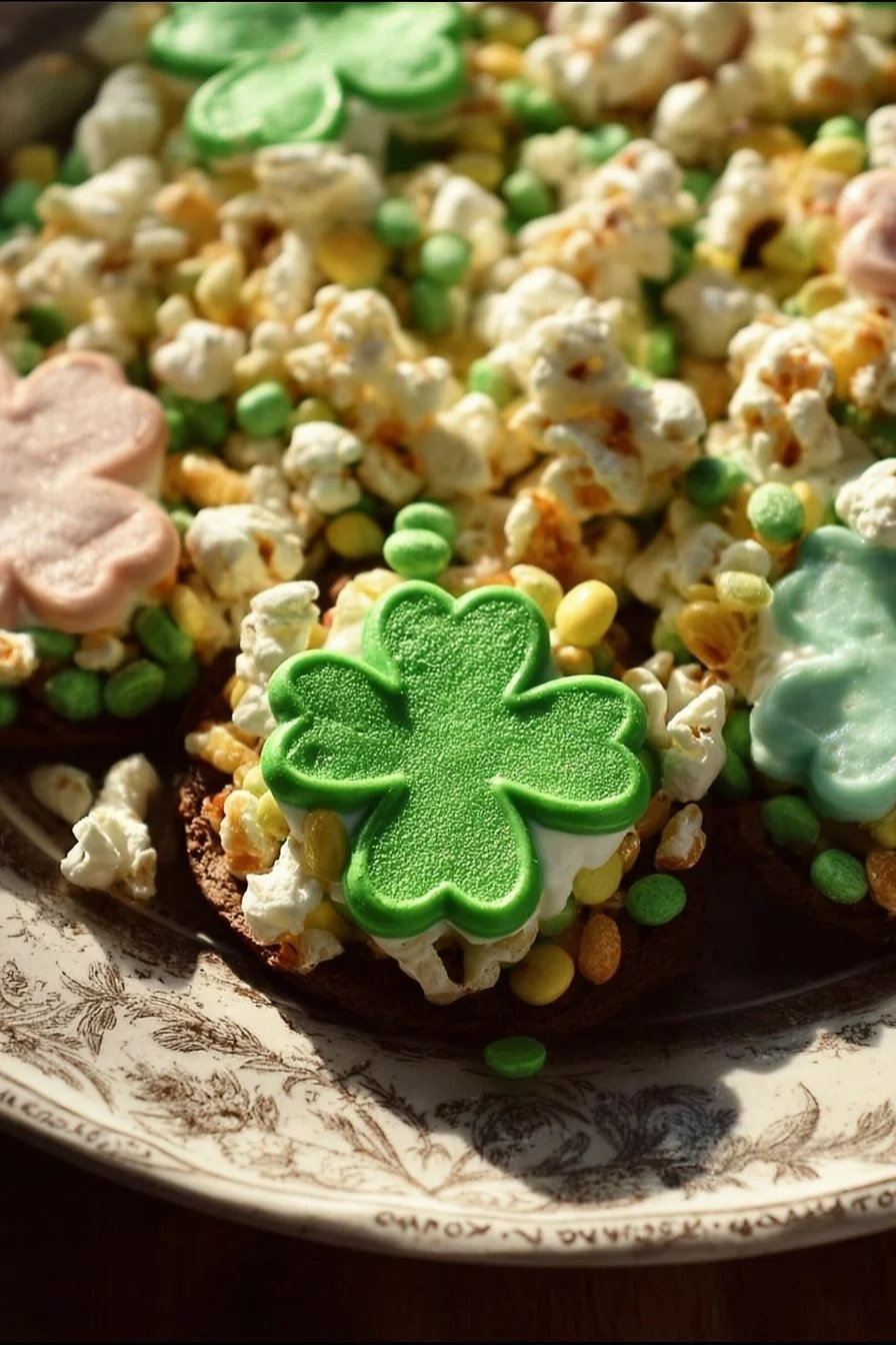 St. Patrick's Day decorations and festive treats for celebration